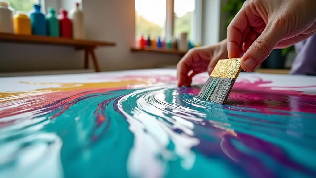 Acrylic Paint Pouring Unleashes Creative Freedom