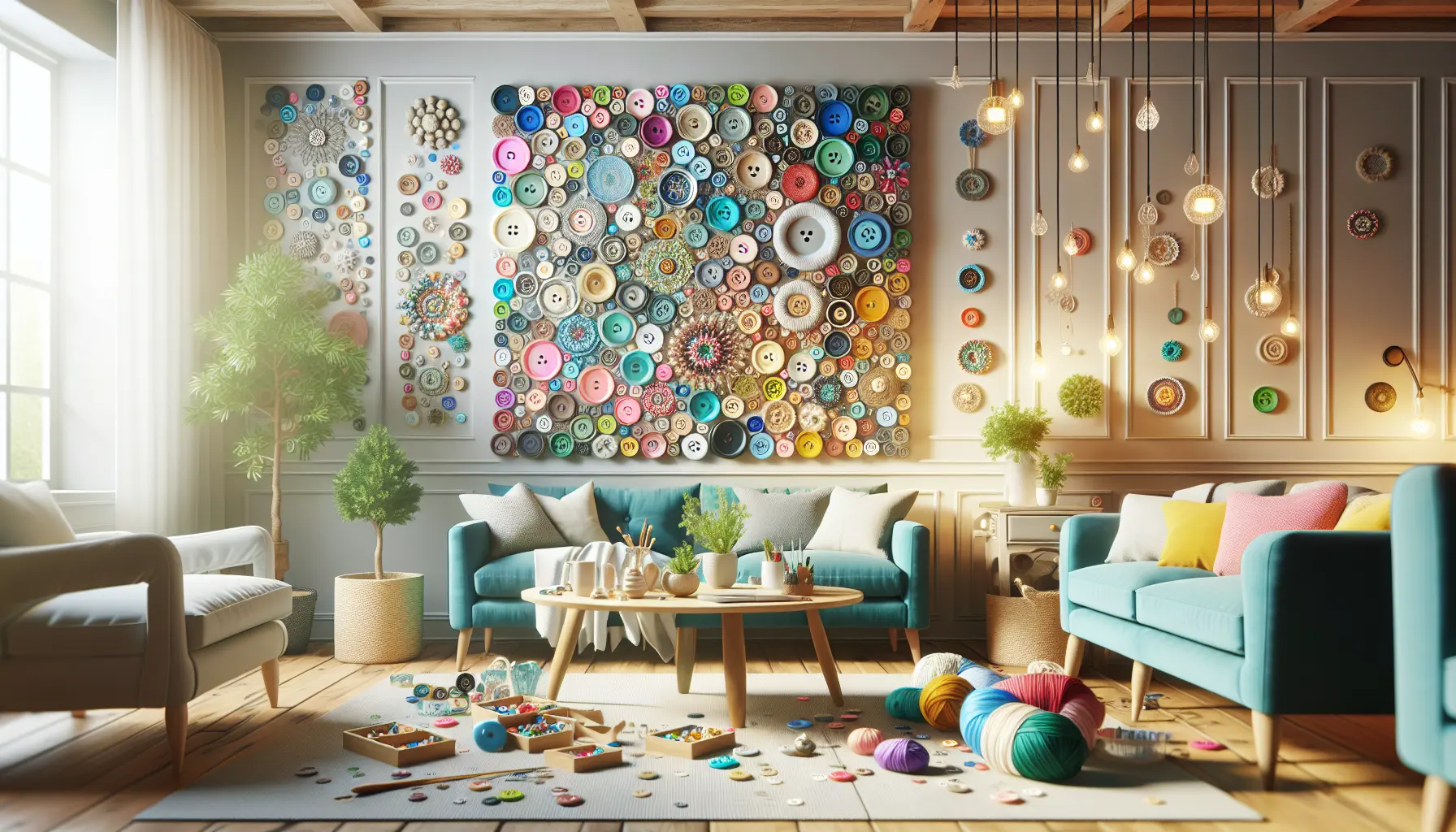 Button Home Décor Adds Joy to Your Space