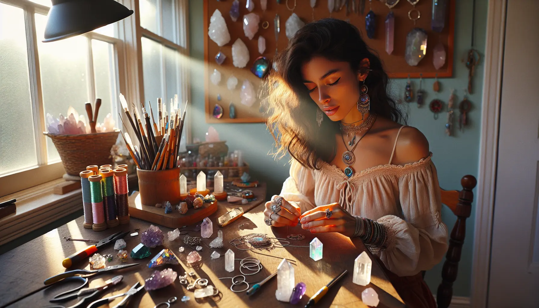 Crystal Jewelry Crafting Sparks Joy And Creativity