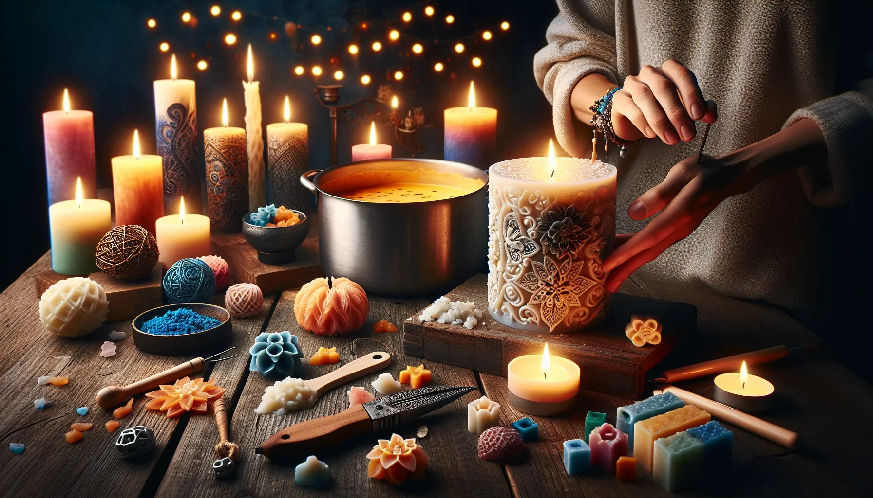 Decorative Candle Techniques Spark Joy And Creativity