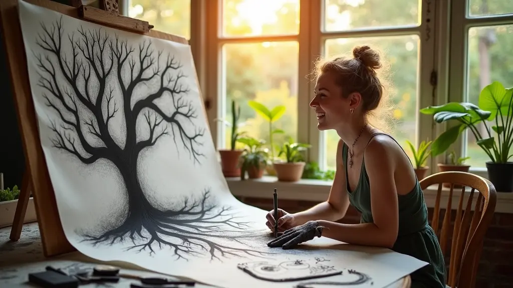 Drawing With Charcoal Sparks Joy And Creativity