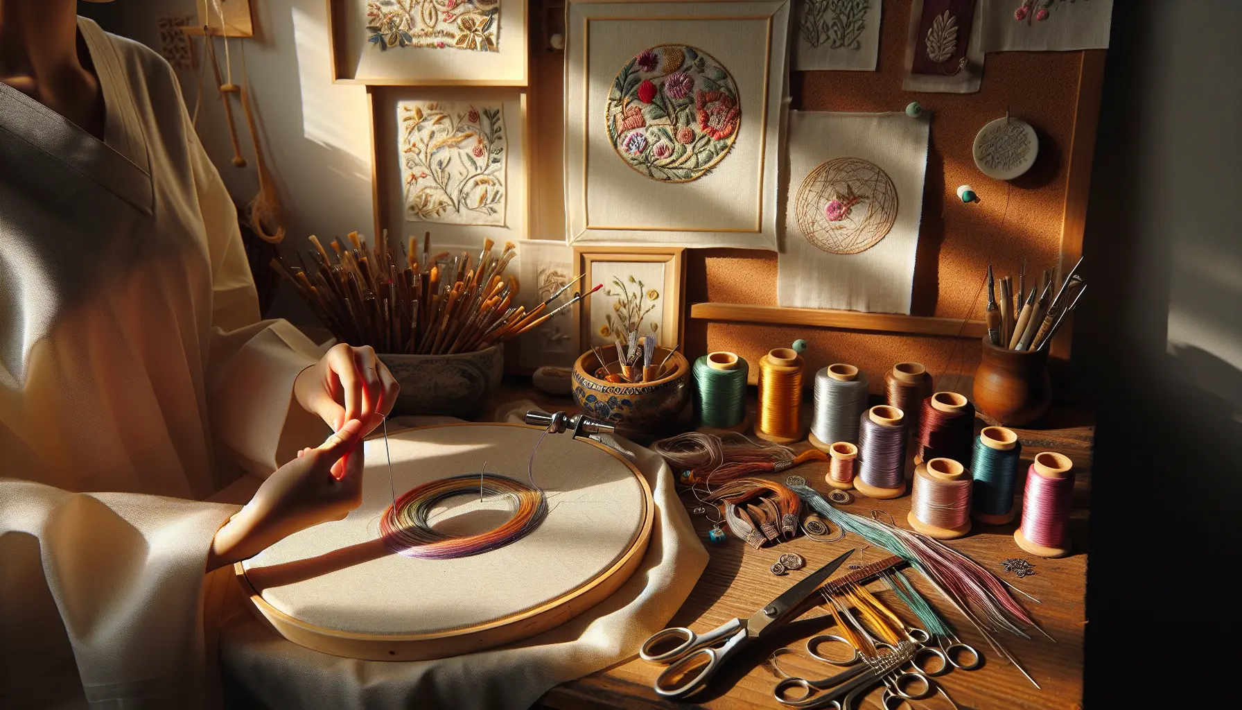 Embroidery Tools Bring Artistic Delight to Handcrafting