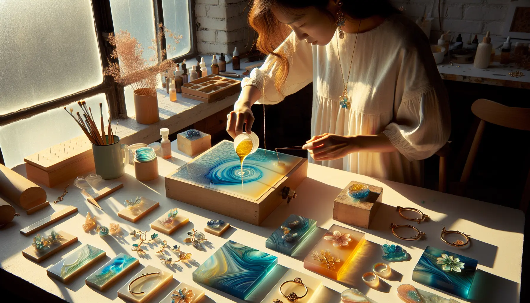 Epoxy Resin Jewelry Sparks Creative Joy