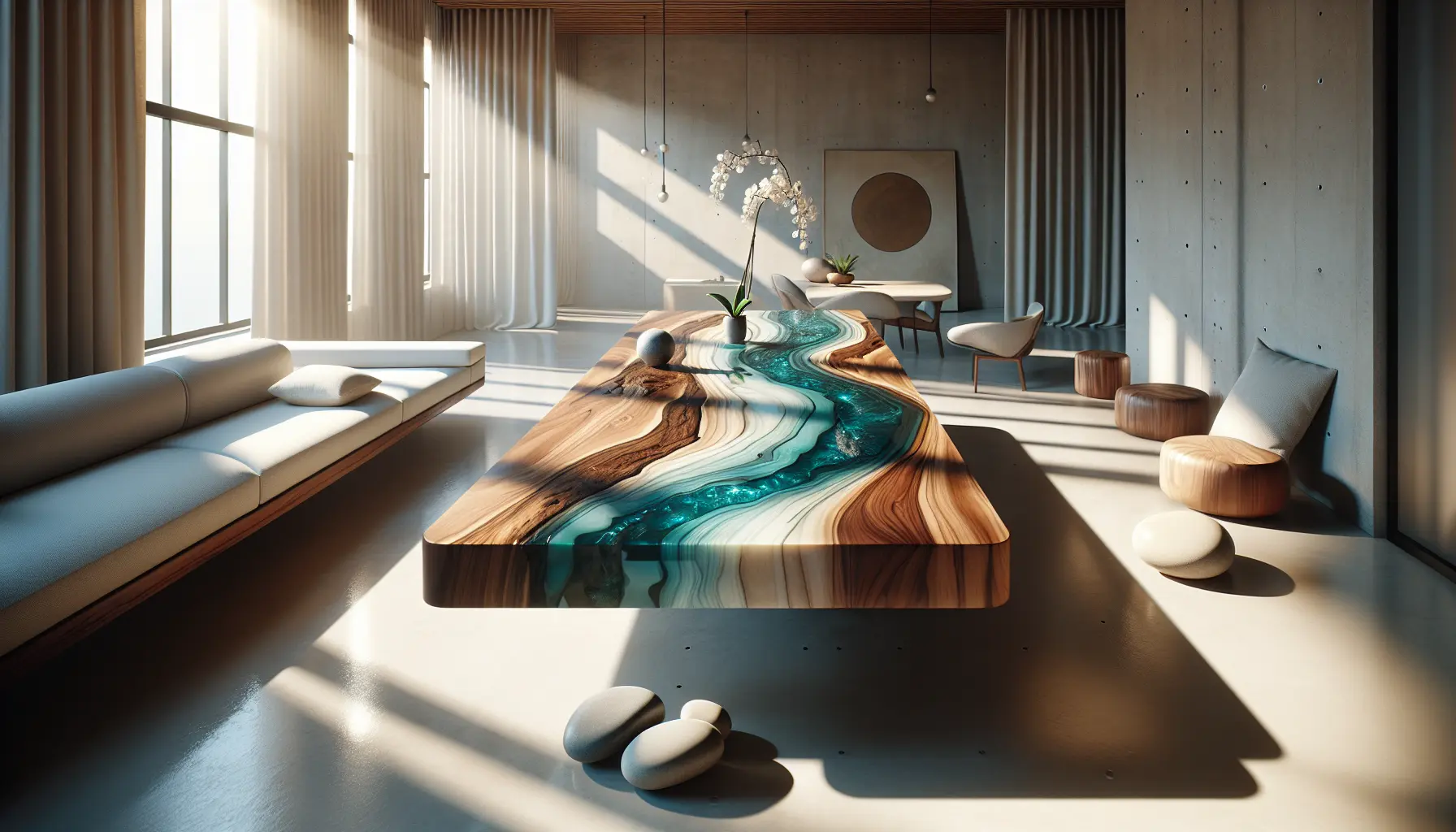 Epoxy Resin River Tables Spark Creative Joy