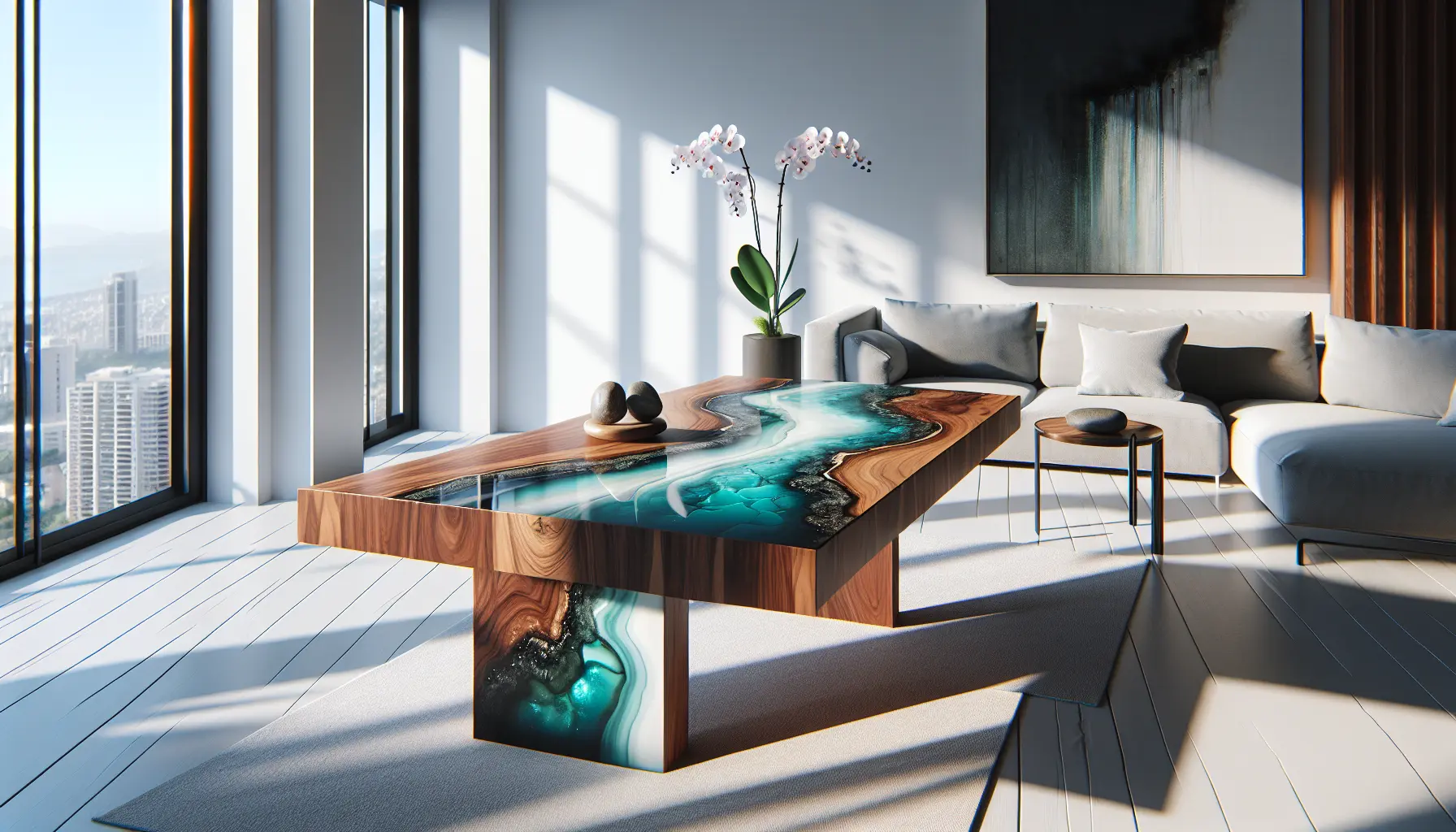 Epoxy Resin River Tables Spark Creative Joy