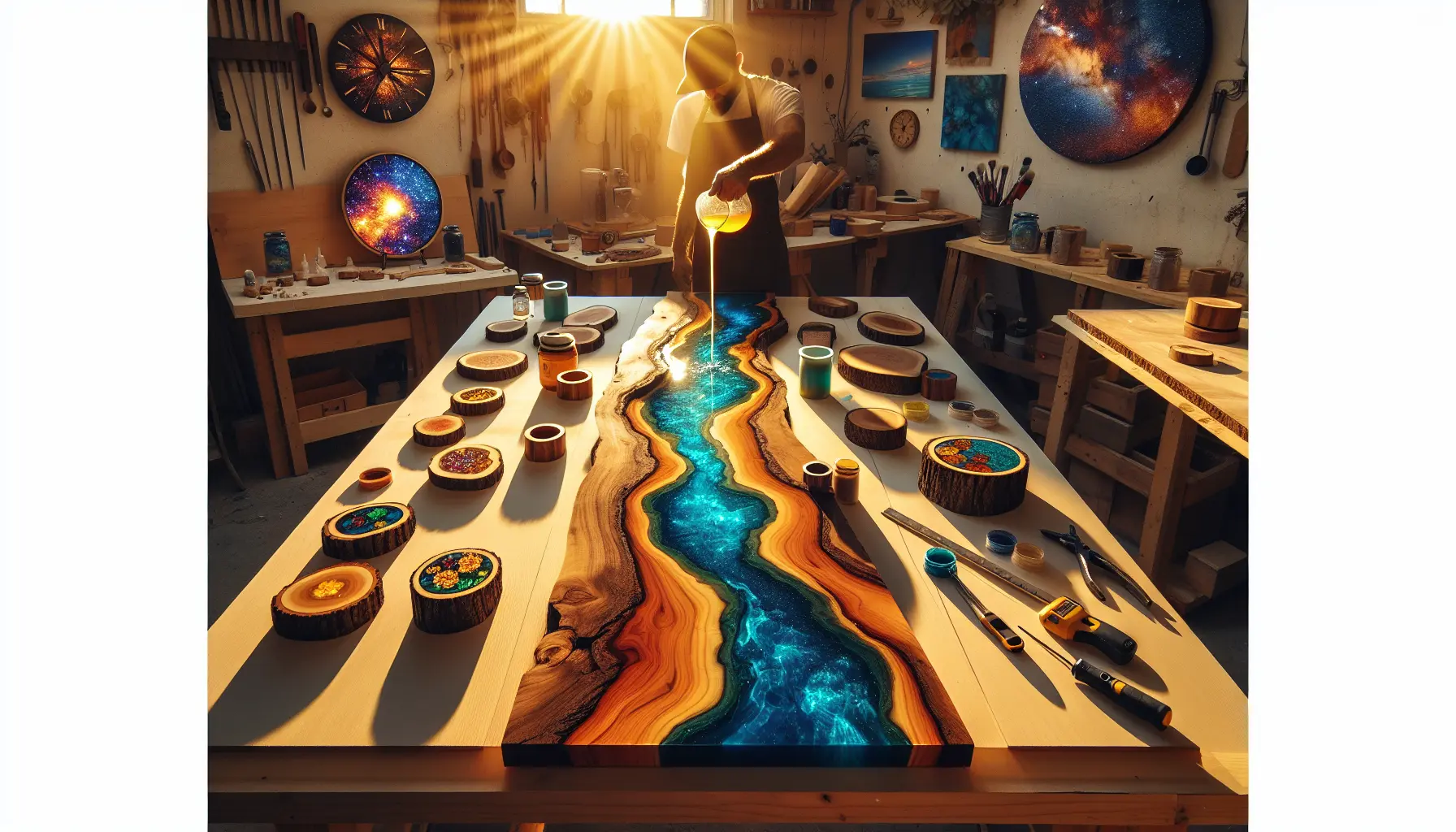 Epoxy Resin Tables Spark Creativity And Joy