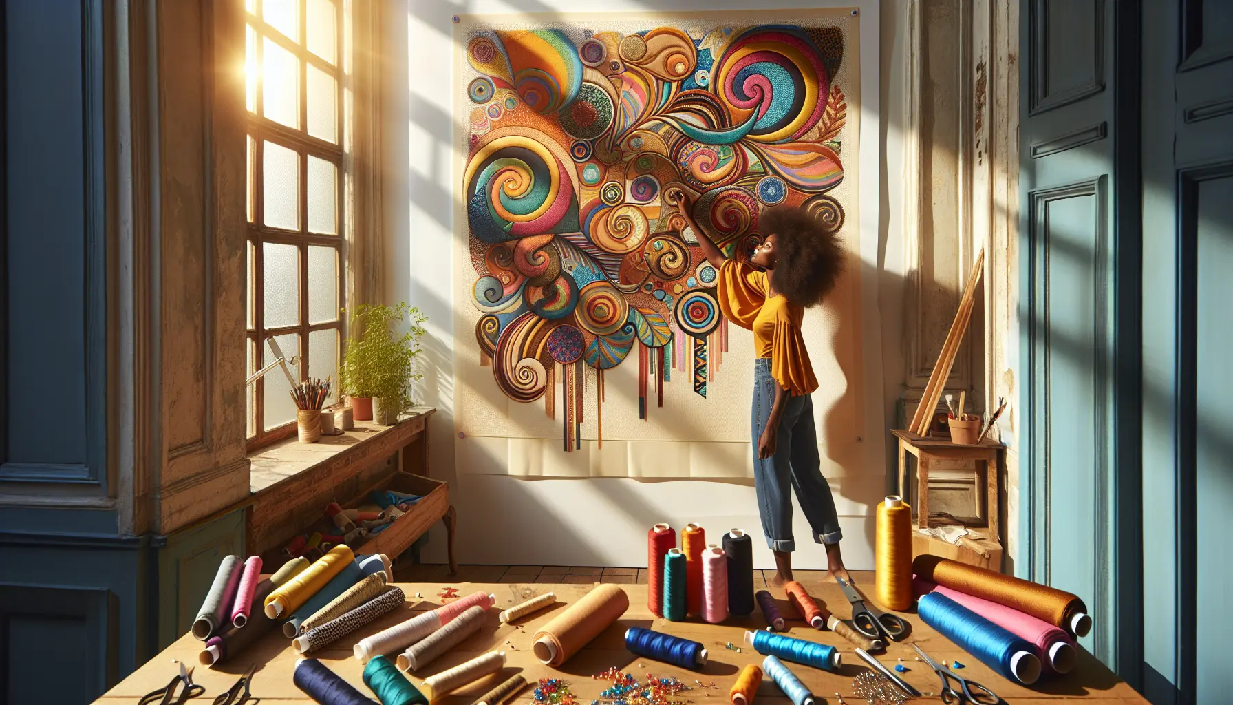 Fabric Wall Art Sparks Joyful Creative Expression