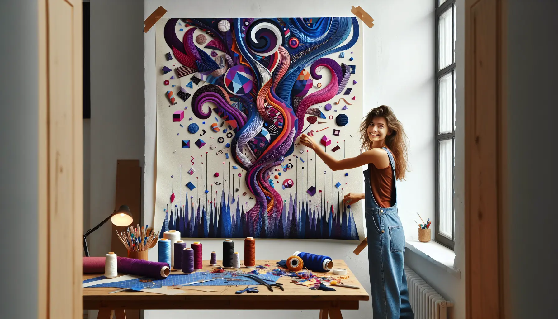 Fabric Wall Art Sparks Joyful Creative Expression