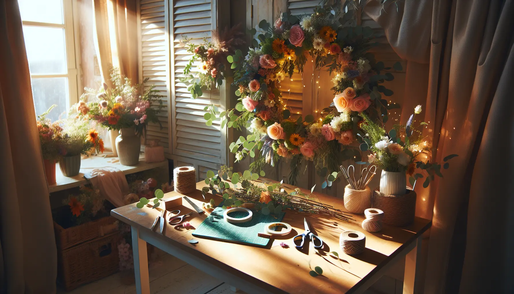 Floral Wreaths Bring Joy and Creativity to Every Room