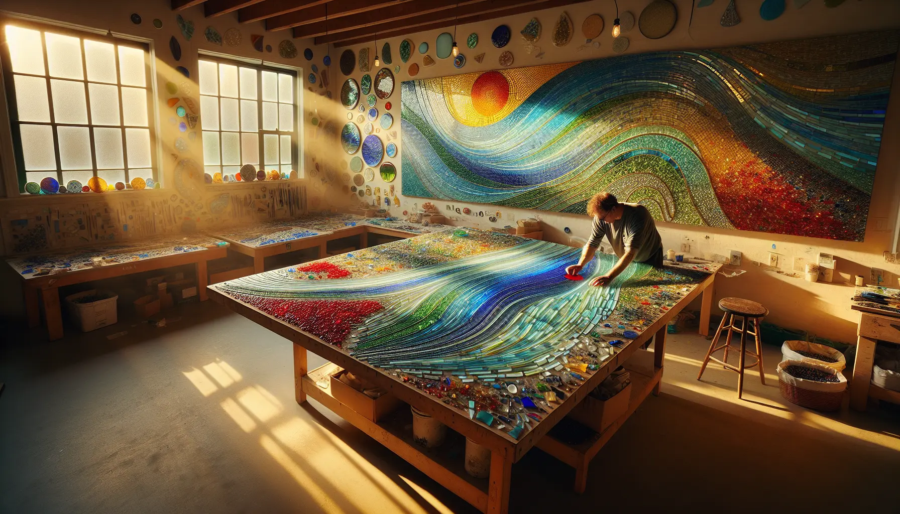 Glass Mosaics Spark Joy And Creativity