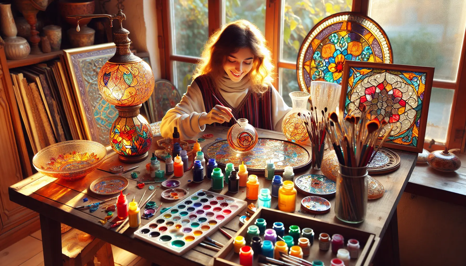 Glass Painting Sparks Joy And Creativity