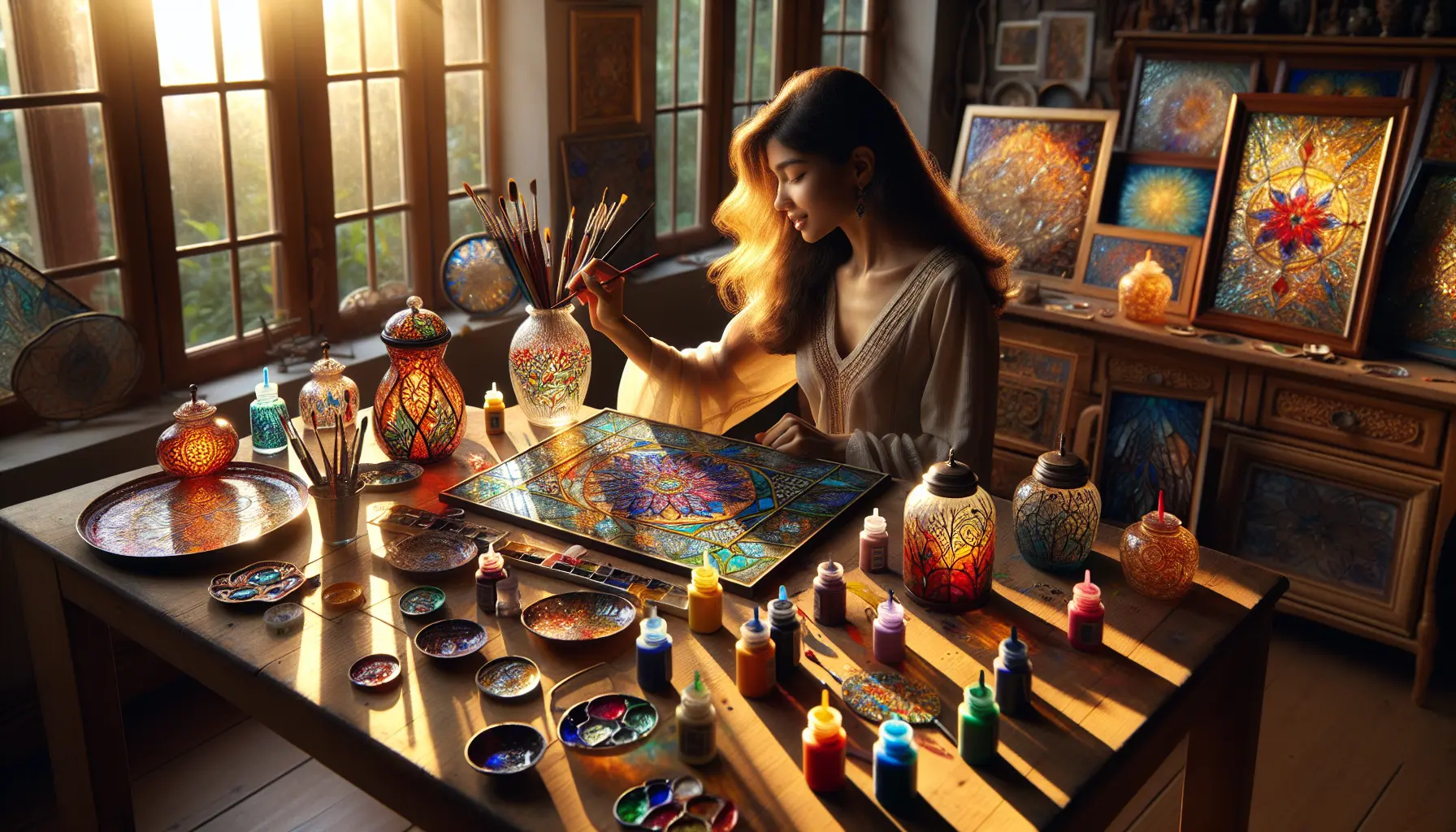 Glass Painting Sparks Joy And Creativity