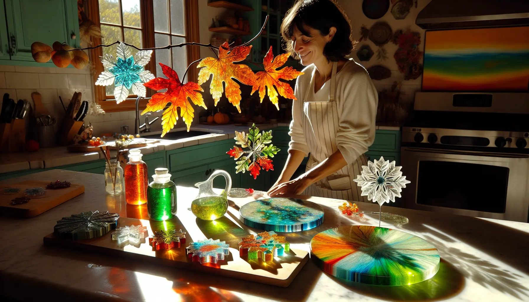 Holiday Epoxy Resin Crafts Bring Joyful Creativity to Your Seasonal Decor