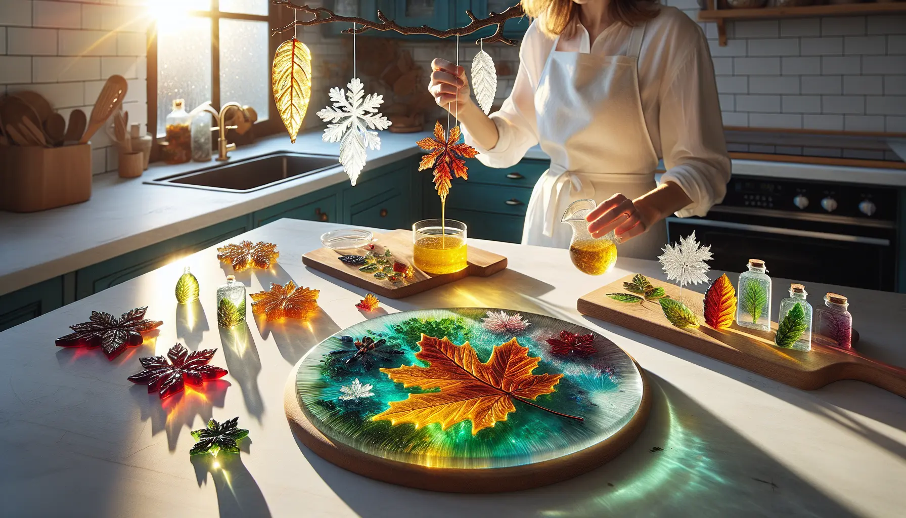 Holiday Epoxy Resin Crafts Bring Joyful Creativity to Your Seasonal Decor