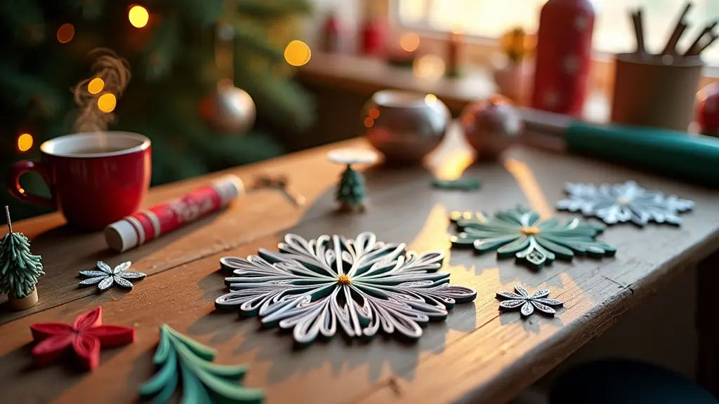 Holiday Paper Quilling Brings Joy and Creativity to the Season