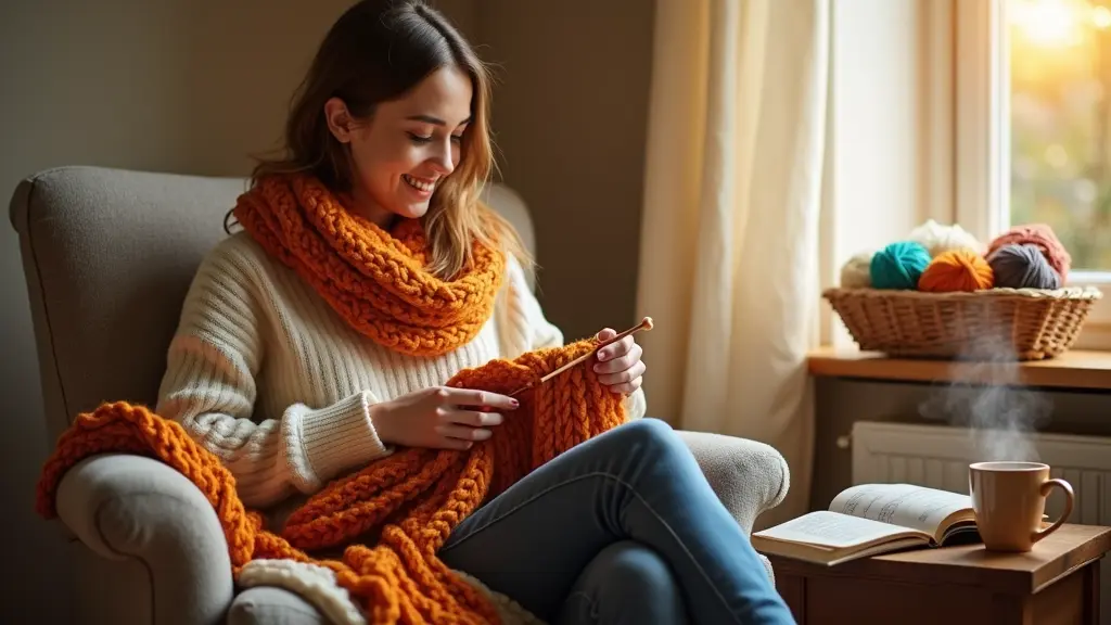 Knitting Scarves Sparks Creativity And Joy