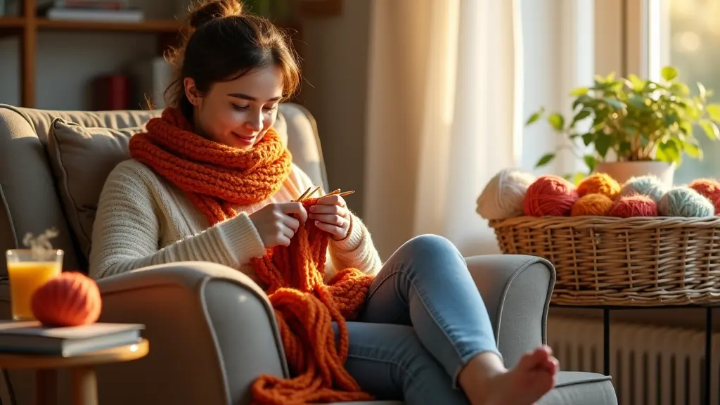 Knitting Scarves Sparks Creativity And Joy