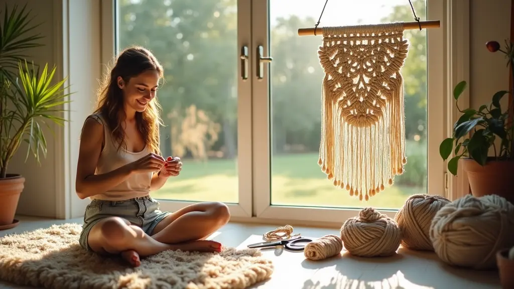 Macrame Techniques Bring Joyful Artistry to Your Fingers