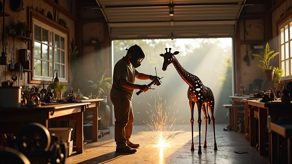 Metal Sculptures Spark Joy And Creativity