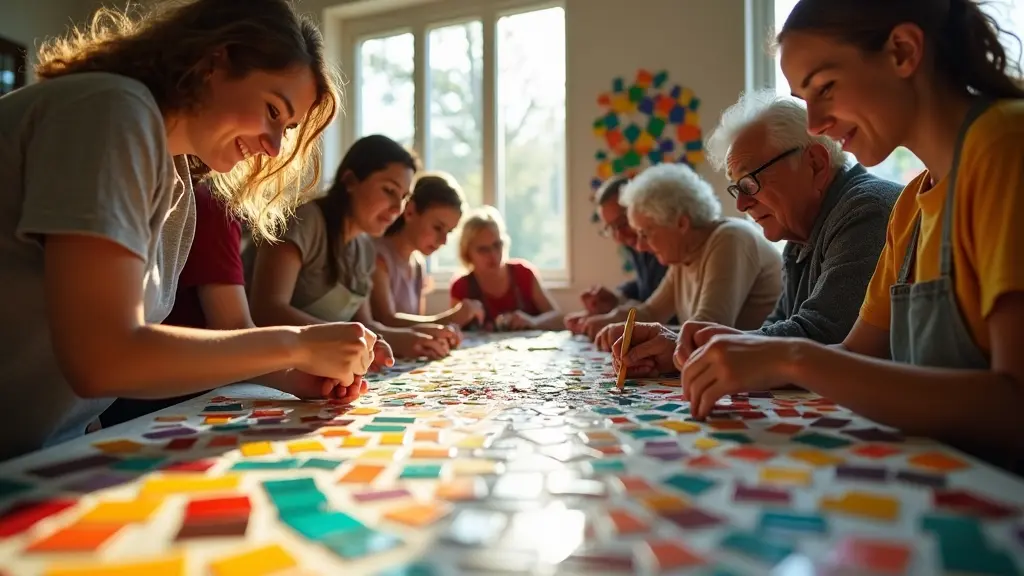 Mosaic Tile Community Celebrates Creativity and Joy