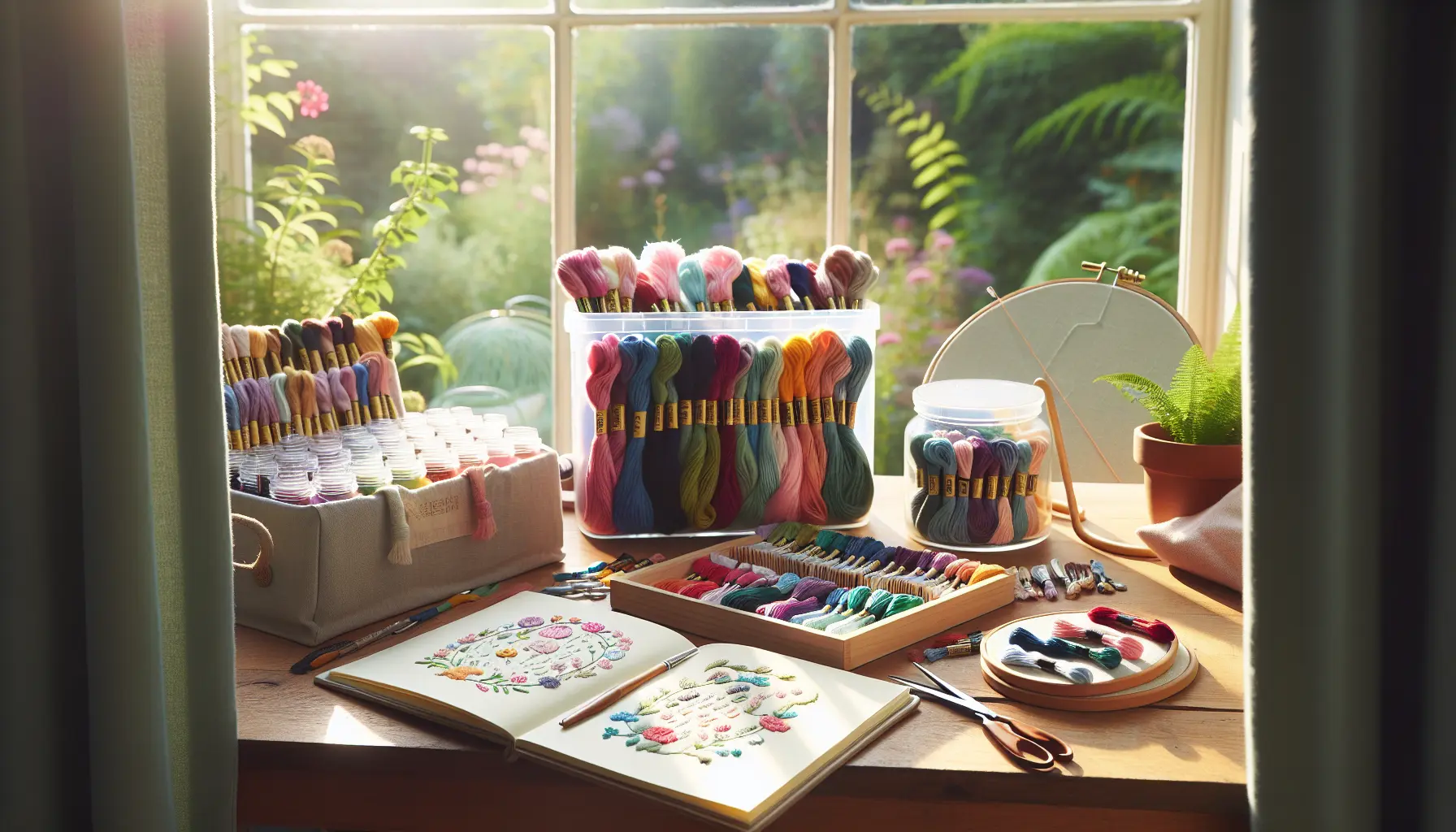 Organizing Embroidery Supplies Makes Creative Crafting a Breeze