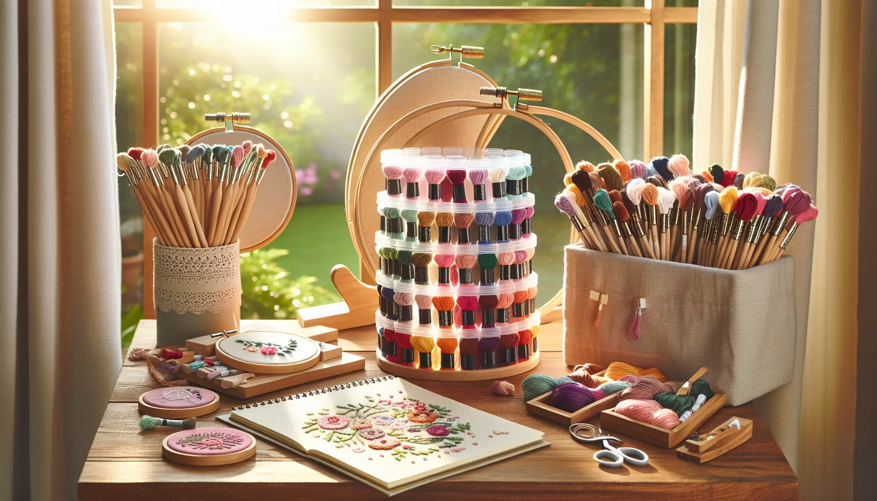 Organizing Embroidery Supplies Makes Creative Crafting a Breeze