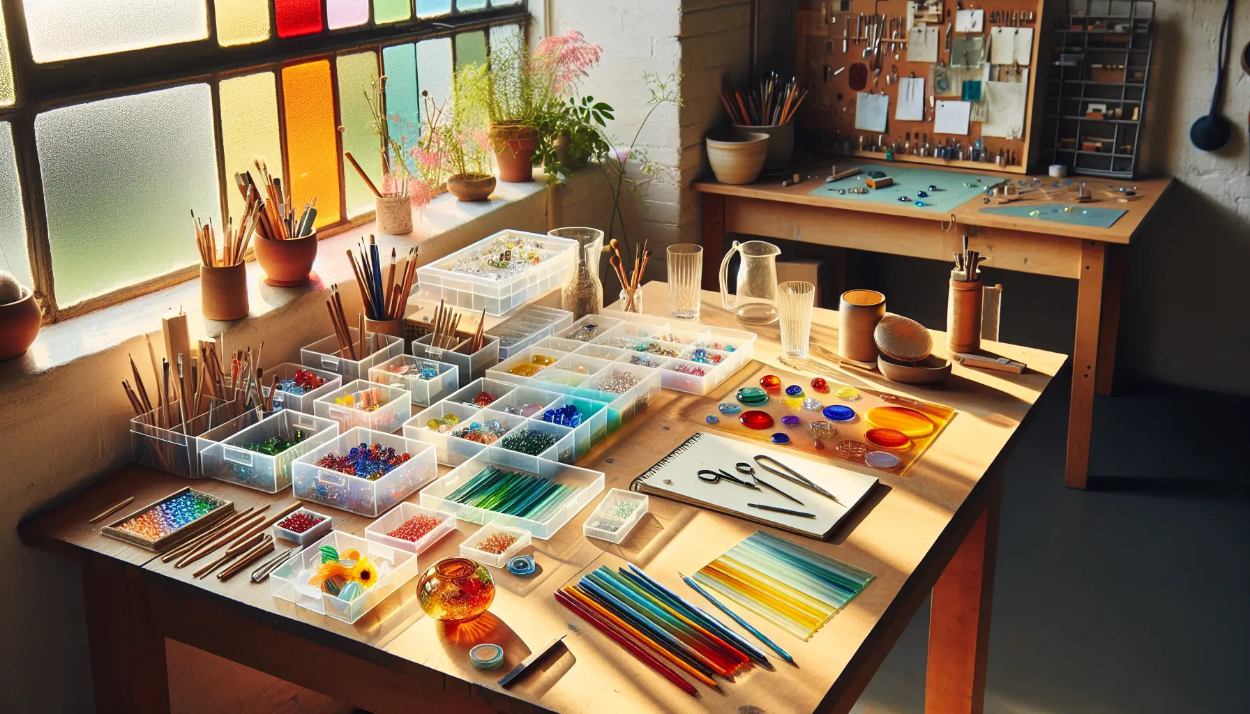 Organizing Glass Craft Supplies Brings Creative Joy to Everyday Life