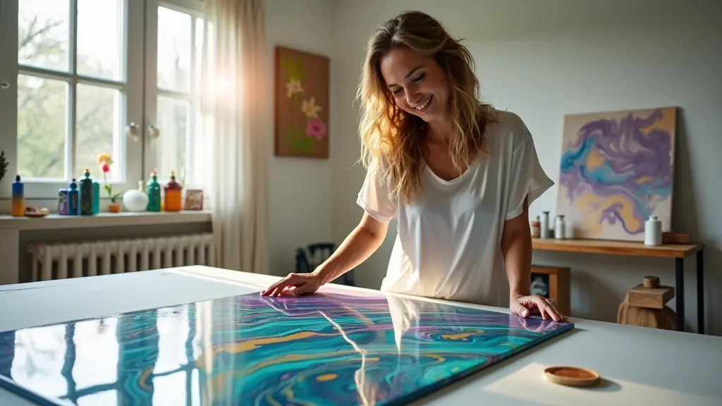 Paint Pouring Techniques Ignite Creativity and Joy