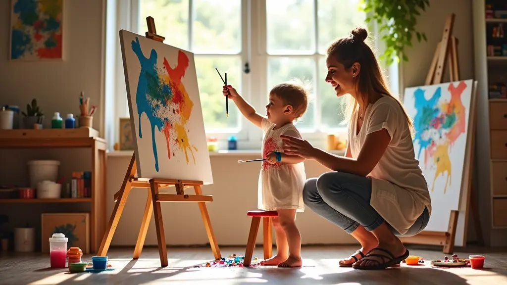 Painting With Kids Sparks Joy And Creativity