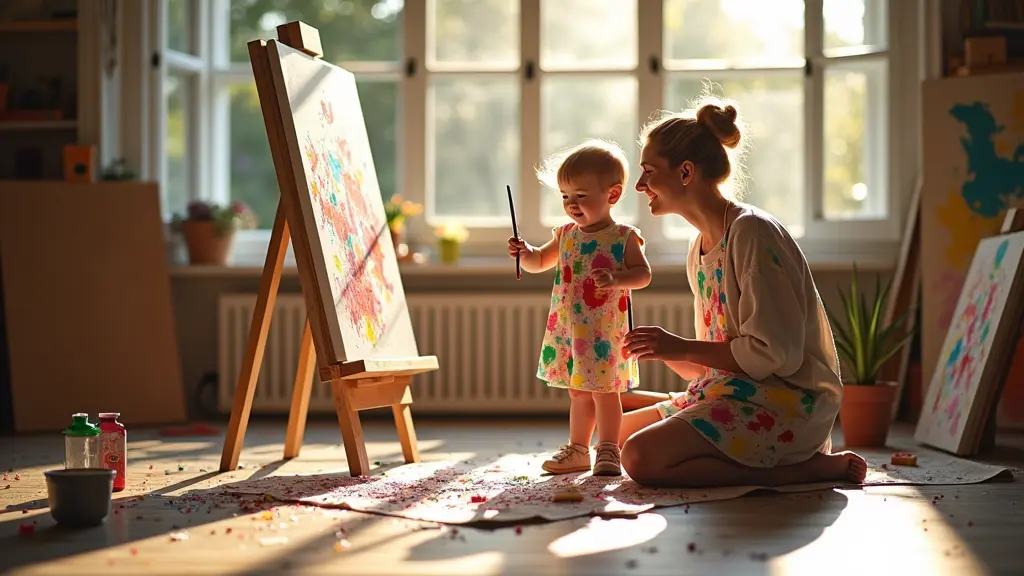 Painting With Kids Sparks Joy And Creativity