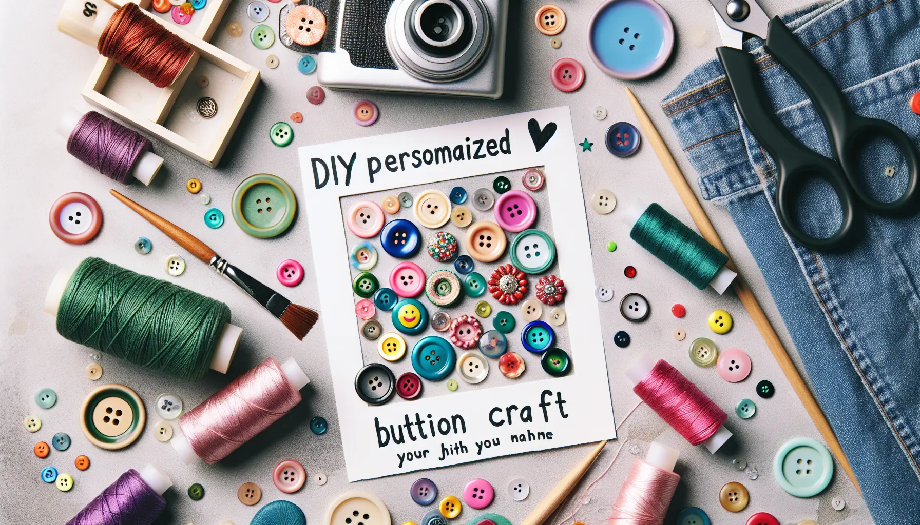 Personalized Button Crafts Bring Joy and Creativity to Your Life