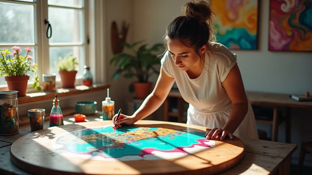 Personalized Paint Pouring Projects Bring Unforgettable Artistic Experiences