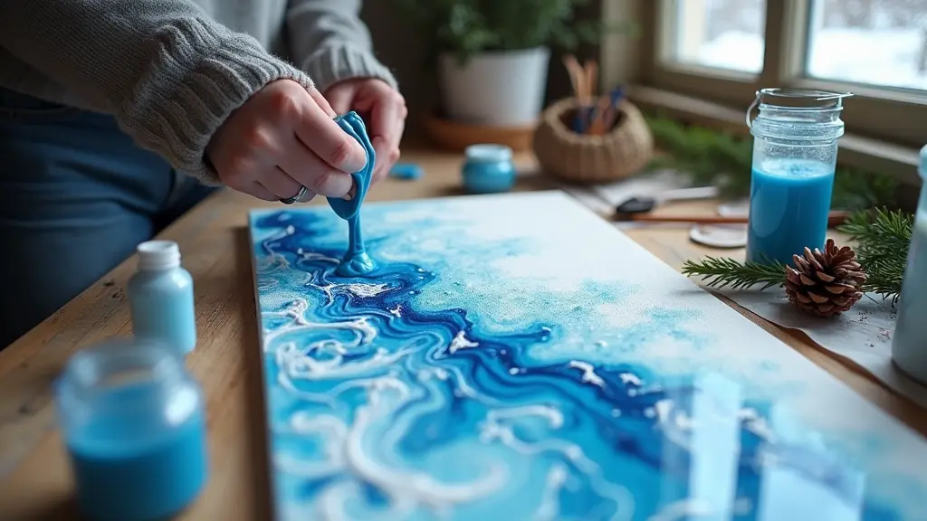 Seasonal Paint Pouring Brings Joy to Your Creative Life