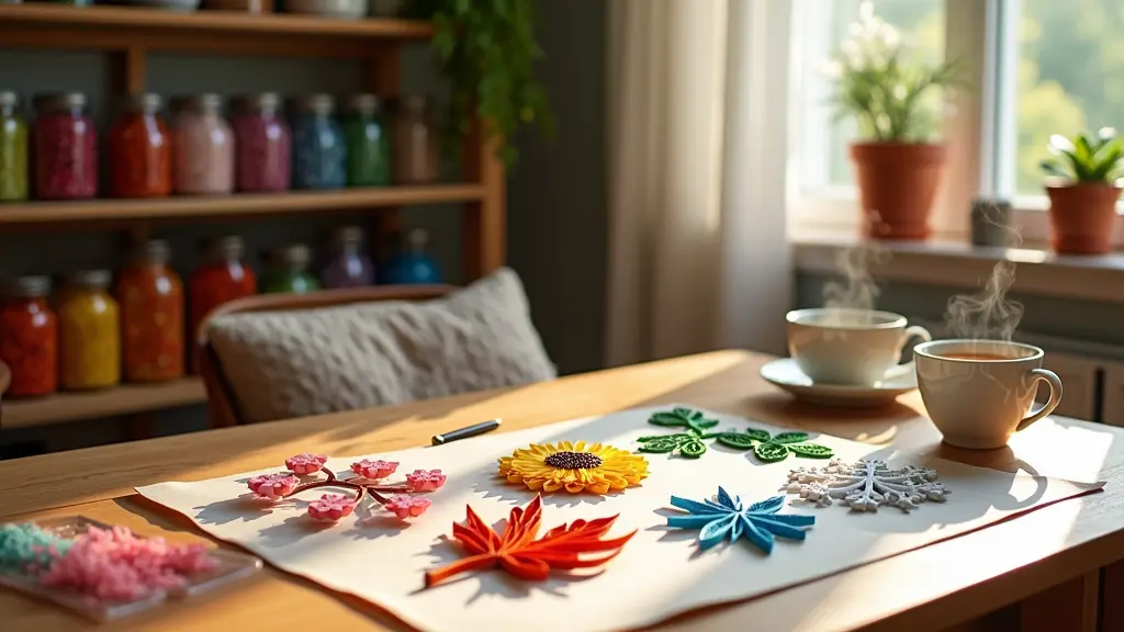 Seasonal Paper Quilling Brings Joy and Creativity to Your Life