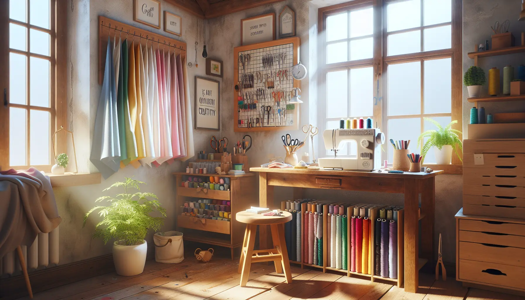 Sewing Room Organization Simplifies Creative Expression