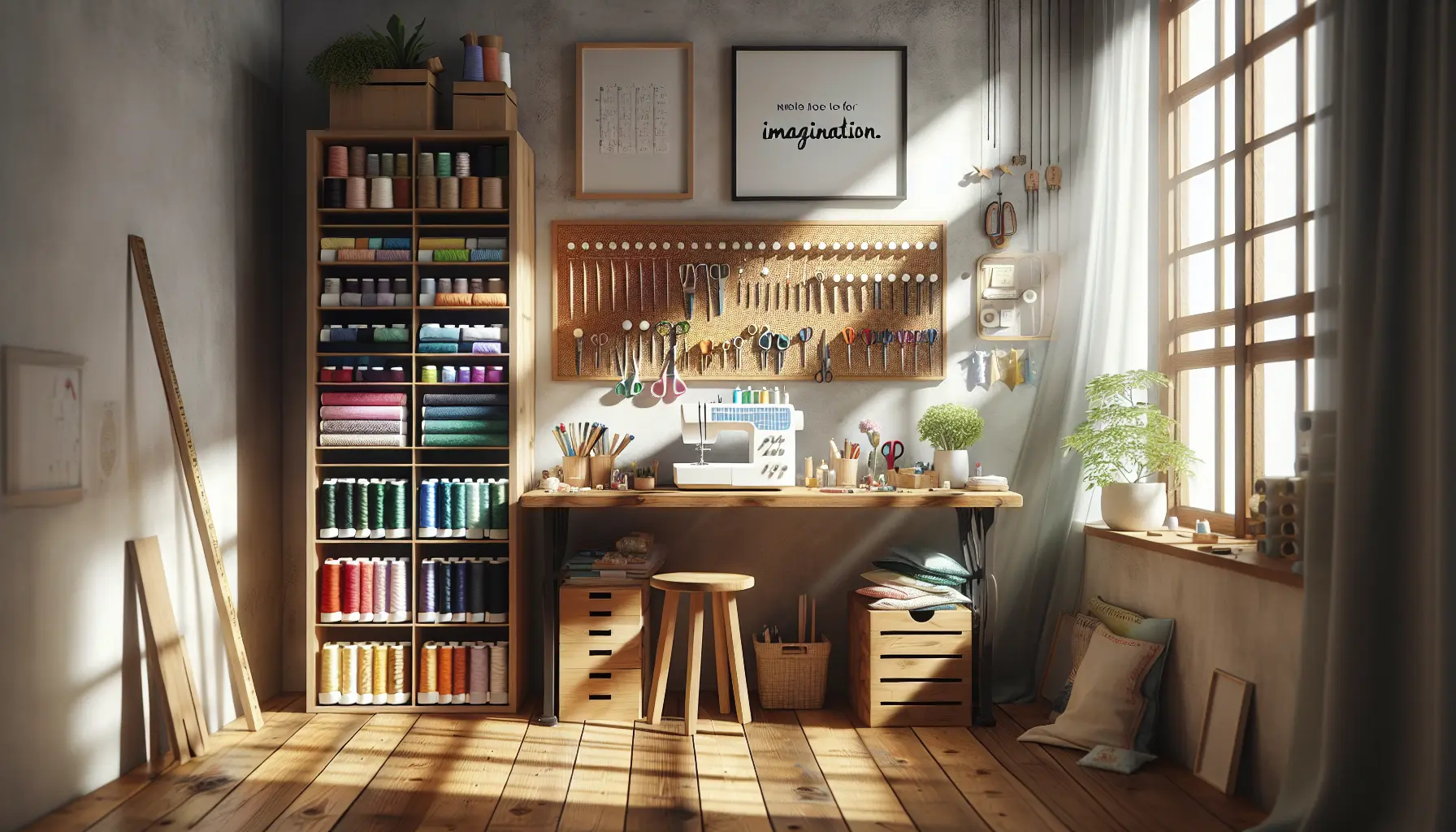 Sewing Room Organization Simplifies Creative Expression