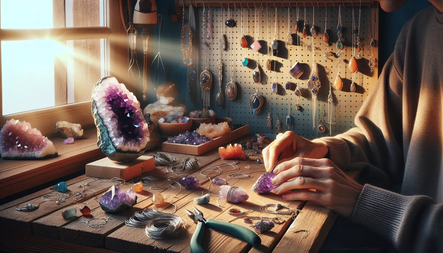 Stone Jewelry Crafting Sparks Joy And Creativity