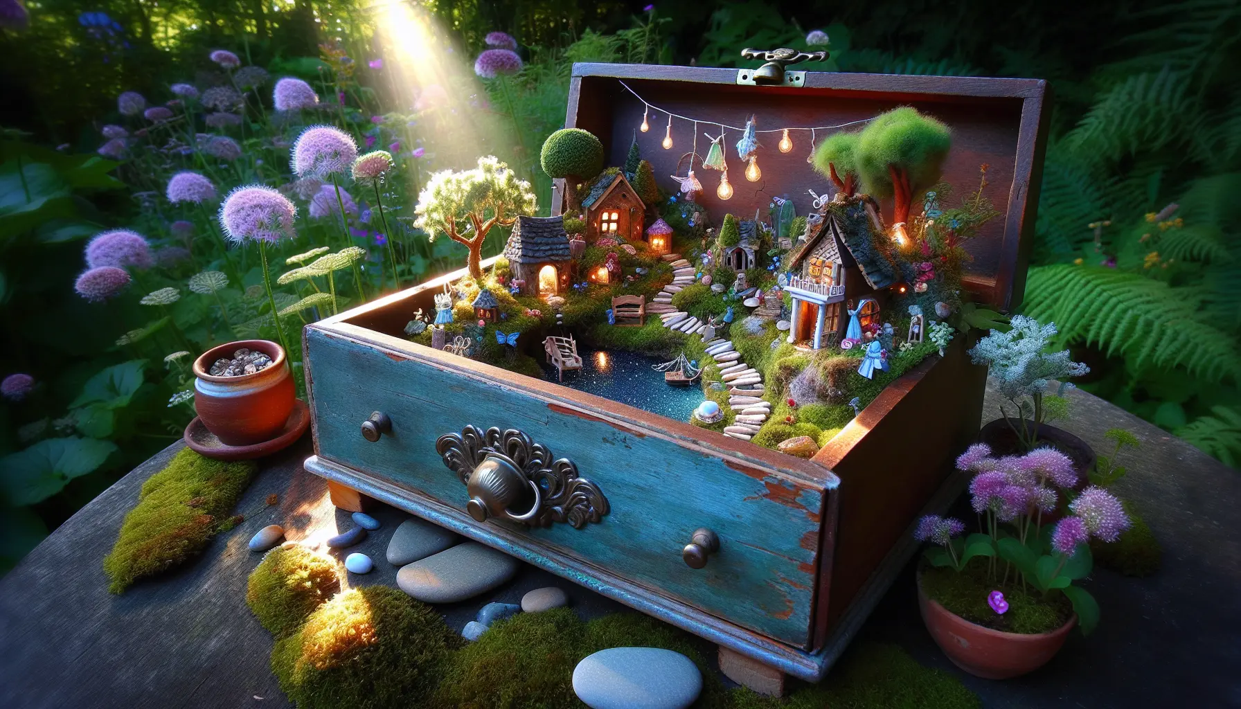 Upcycled Fairy Gardens Bring Whimsical Joy and Creative Delight