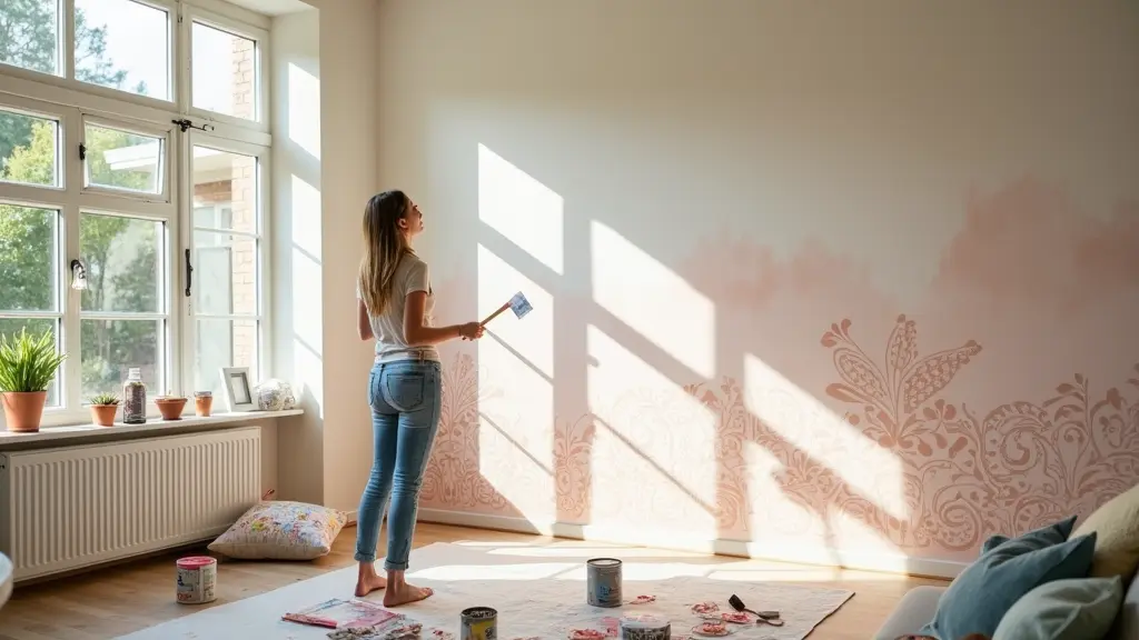 Wall Stenciling Brings Joy and Creativity to Your Home